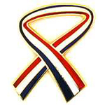  Iraq Freedom Ribbon Mil Hat Pin