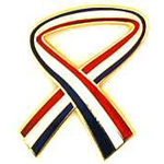 Iraq Freedom Ribbon Mil Hat Pin Iraq Freedom Ribbon Mil Hat Pin
