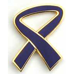  Remembrance Ribbon Mil Hat Pin