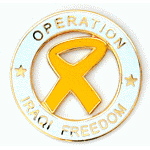  Iraqi Freedom Mil Hat Pin