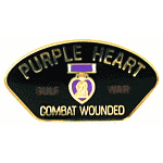 Gulf War Combat Wounded Mil Hat Pin Gulf War Combat Wounded Mil Hat Pin