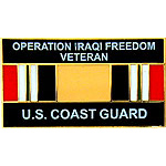 Iraqi Freedom US Coast Guard Mil Hat Pin Iraqi Freedom US Coast Guard Mil Hat Pin