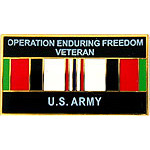 Enduring Freedom US Army Mil Hat Pin Enduring Freedom US Army Mil Hat Pin