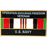 Enduring Freedom US Navy Mil Hat Pin Enduring Freedom US Navy Mil Hat Pin