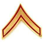  E2 Private 1st Class Mil Hat Pin