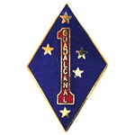 1st Marine Guadal Canal Mil Hat Pin 1st Marine Guadal Canal Mil Hat Pin
