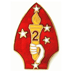  2nd Marine Mil Hat Pin