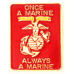 Once a Marine Mil Hat Pin Once a Marine Mil Hat Pin