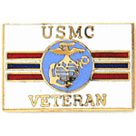  USMC Veteran Mil Hat Pin
