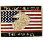  Marines flag Mil Hat Pin