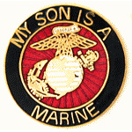  My Son is a Marine Mil Hat Pin