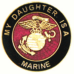  My Daughter is a Marine Mil Hat Pin