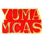  Yuma script Mil Hat Pin