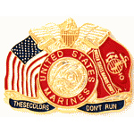These Colors Don't Run Mil Hat Pin These Colors Don't Run Mil Hat Pin