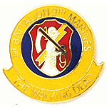 USMC 1/9 Walking Dead Mil Hat Pin USMC 1/9 Walking Dead Mil Hat Pin