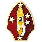  2nd Division – small Mil Hat Pin