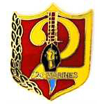 2nd Regiment Mil Hat Pin 2nd Regiment Mil Hat Pin