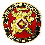 14th Regiment Mil Hat Pin 14th Regiment Mil Hat Pin