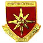 24th Regiment Mil Hat Pin 24th Regiment Mil Hat Pin