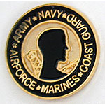  Pow-Mia Mil Hat Pin