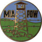 MIA POW Mil Hat Pin MIA POW Mil Hat Pin