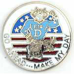  Go Ahead Make My Day Mil Hat Pin