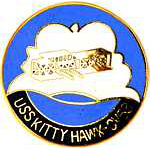 USS Kitty Hawk Mil Hat Pin USS Kitty Hawk Mil Hat Pin