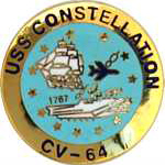USS Constellation Mil Hat Pin USS Constellation Mil Hat Pin