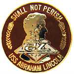 USS Abe Lincoln Mil Hat Pin USS Abe Lincoln Mil Hat Pin