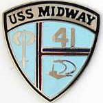 USS Midway Mil Hat Pin USS Midway Mil Hat Pin