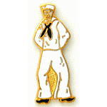  Sailor Mil Hat Pin