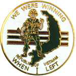  We Were Winning Mil Hat Pin