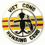  Viet Cong Hunting Club Mil Hat Pin