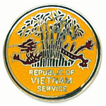  Vietnam Service Mil Hat Pin