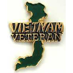  Vietnam Veteran Mil Hat Pin