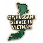 My Husband Served Mil Hat Pin