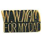  W.W. NAM for My Dad Mil Hat Pin