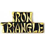  Iron Triangle Mil Hat Pin