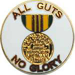  All Guts Mil Hat Pin