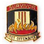  Survivor Tet Mil Hat Pin