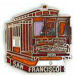  San Francisco Cable Car Misc Hat Pin