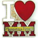  I Love MM Misc Hat Pin