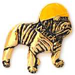  Construction Bull Dog Misc Hat Pin