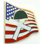  Memorial Flag Misc Hat Pin