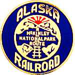 Alaska RR McKinley Nat'l Park Route Hat Pin