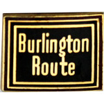  Burlington Route Hat Pin