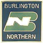  Burlington Northern Hat Pin