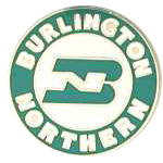  Burlington Northern Hat Pin