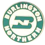  Burlington Northern Hat Pin