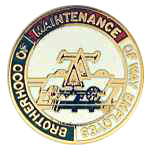  Brotherhood of Maint. of Way Employes Hat Pin